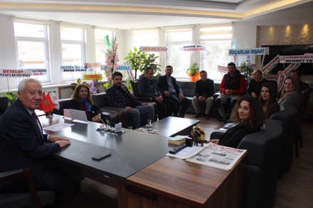 Sayın Belediye Başkanımız Sadettin SAYGI ya Bozkır Meslek Yüksekokulu Olarak Hayırlı Olsun Ziyareti 